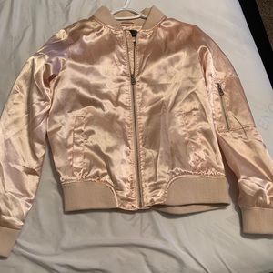 Vintage pink bomber jacket